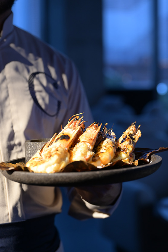 Tiger Prawns at GENRES in Jeddah Saudi Arabia